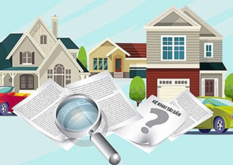 Hình ảnh thông báo kê khai tài sản
