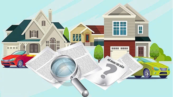 Hình ảnh thông báo kê khai tài sản