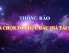 Thông báo lựa chọn đơn vị tổ chức đấu giá tài sản